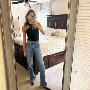 AGOLDE x FREE PEOPLE Hi-Rise Flare JEANS
